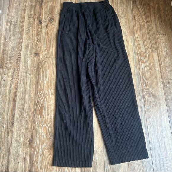 Gymshark Men’s Black Cord Pants Oversized Fit Size S - Picture 5 of 9